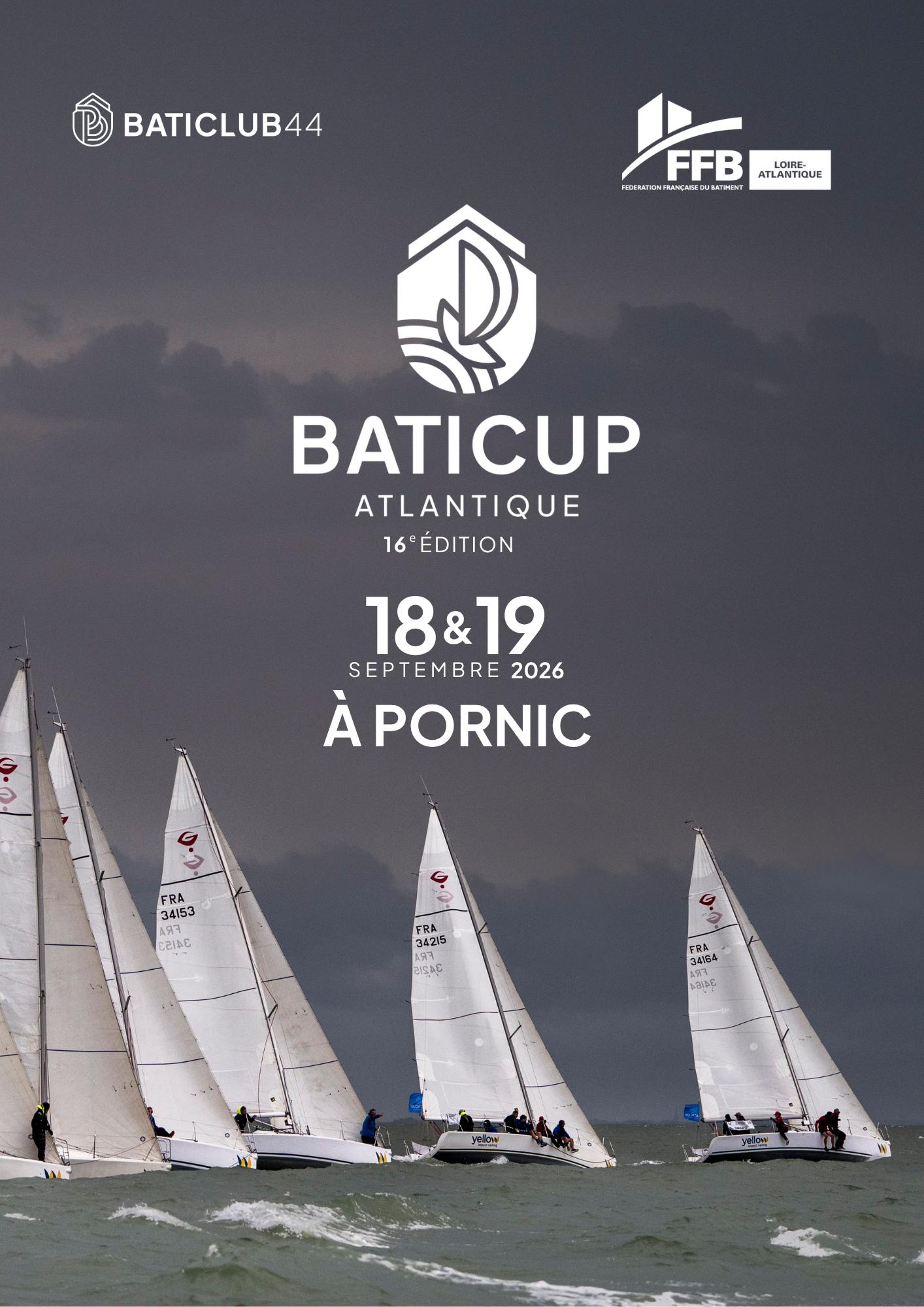 16e édition de la Baticup Atlantique les 18 & 19 septembre 2026
